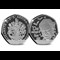 Dracula Silver Black Proof 50P Set Dracula Obverse Reverse
