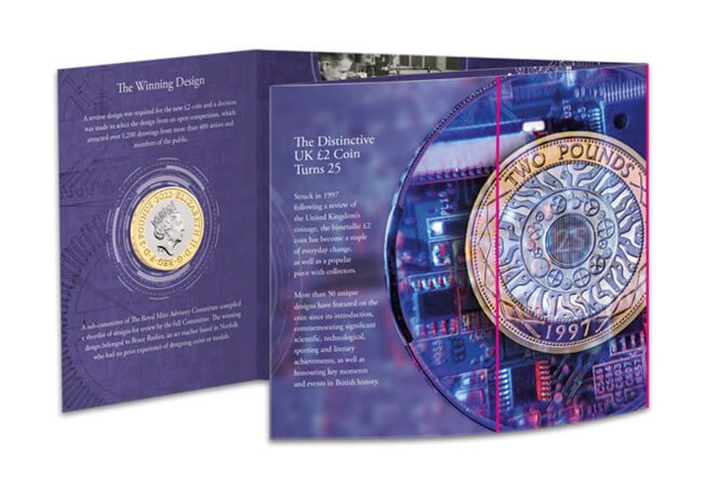 25 Years Of The £2 Anniversary Edition BU Packaging Inside