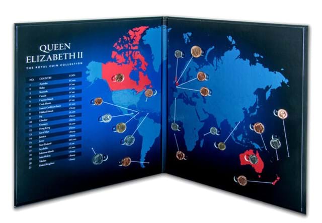 World Map Folder Opened