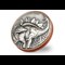Stegosaurus Bi Metallic Coin Reverse Angle