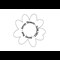 Jersey Flowers 10P Coin Cover Postmark