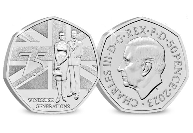 Windrush 50p Obv Rev
