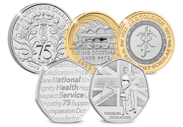2023 UK Commemorative Coin Set Full Set Of Reverses