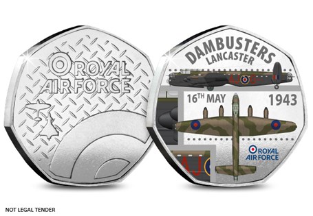 Officially licensed by the RAF and featuring an intricate Lancaster design, this unique commemorative pays tribute to the Dambusters raid.