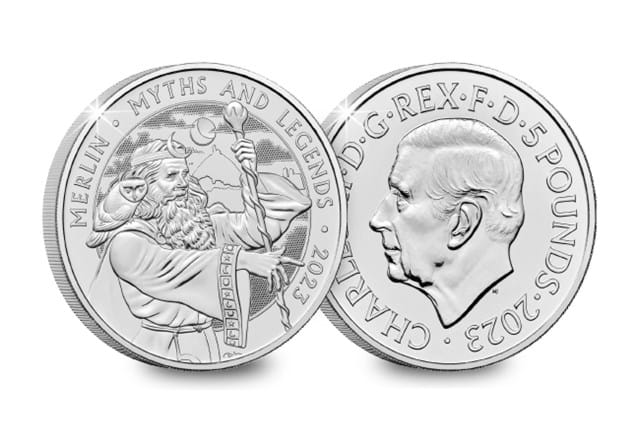 Merlin BU £5 Obverse Reverse