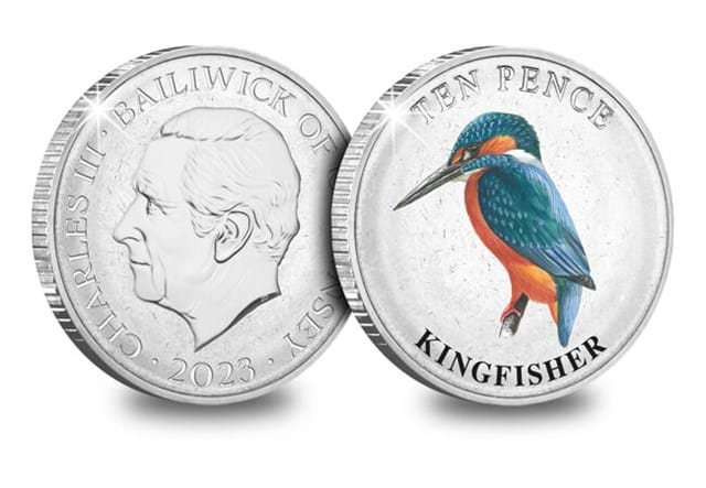 Wetland Birds 10Ps Kingfisher Obverse Reverse