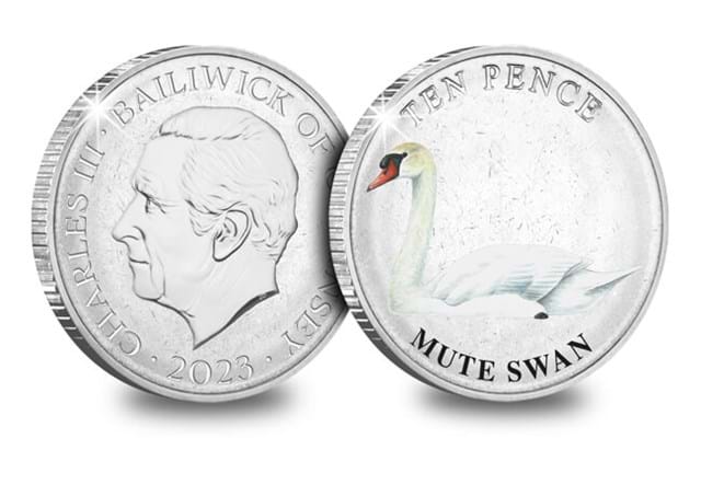 Wetland Birds 10Ps Mute Swan Obverse Reverse
