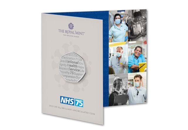 75 Years Of The NHS 50P BU Pack Front