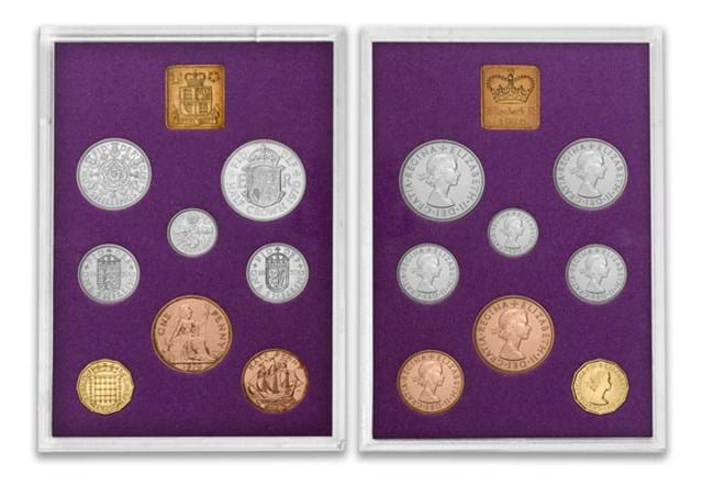 1970 Coin Set (Proof002) Frame Obv Rev