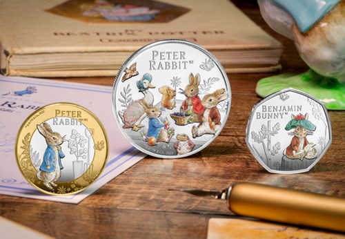 Beatrix Potter 2023 Silver 3 Coin Set Lifestyle 02