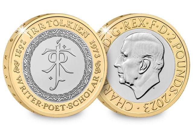 Tolkien £2 Obverse Reverse