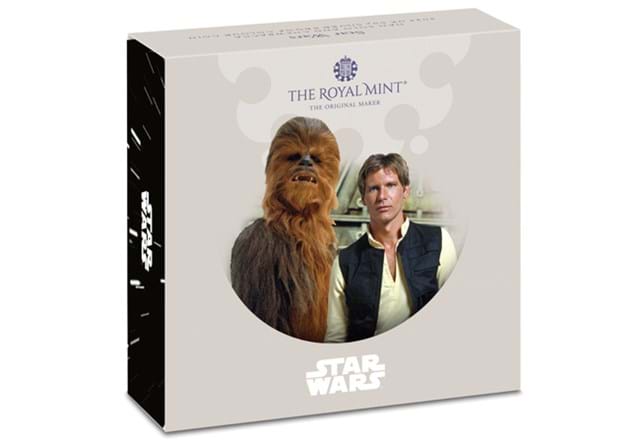 584H Han Solo & Chewbacca Silver 50P Outside Packaging