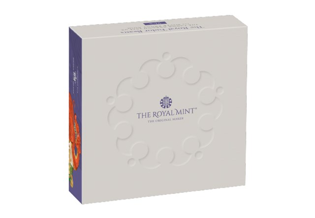 UK 2024 Tudor Dragon 1Oz Silver Coin Packaging From Outside