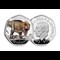 UGX7 T Rex Silver 50P Olour Obverse Reverse
