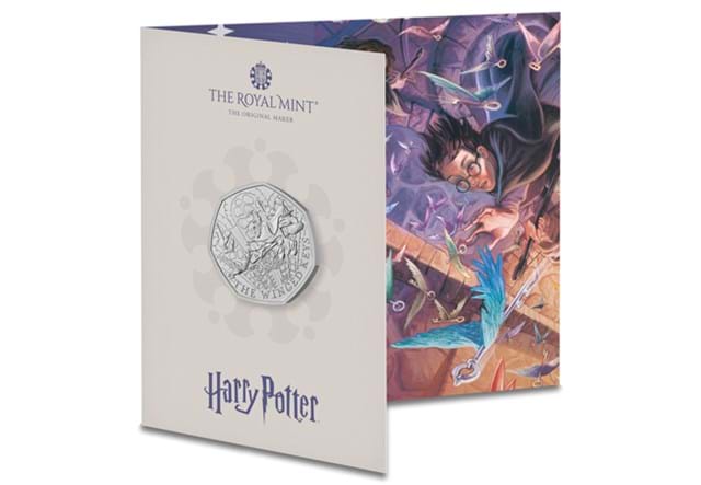 684H UK 2024 Harry Potter Winged Keys BU 50P Pack From Outside