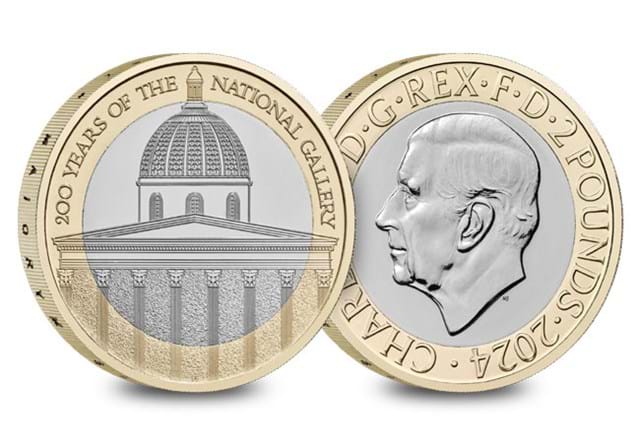2024 UK National Gallery CERTIFIED BU £2 Reverse Obverse