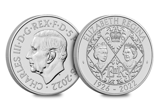 2022 QEII BU £5 Obv Rev