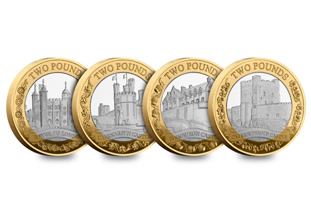 Castles Silver £2 ALL REV