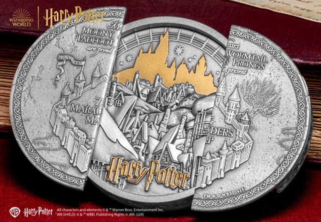 Harry Potter Marauder's Map Silver 5Oz Lifestyle 07