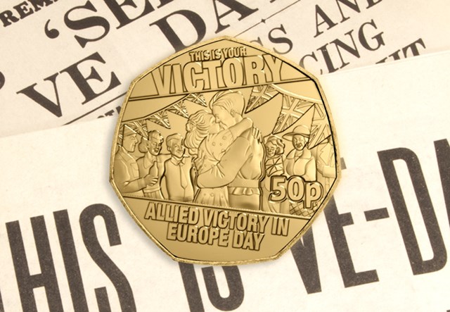Single Victory 50P On Newspapers