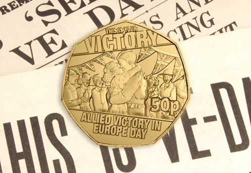 Single Victory 50P On Newspapers
