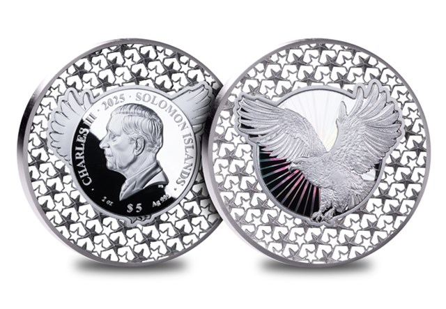 2025 Filigree American Eagle 2Oz Obv Rev