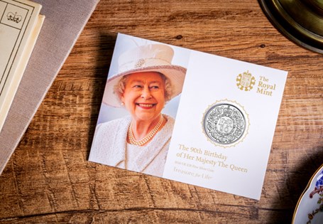 The Royal Mint issued this Half Ounce Fine Silver £20 coin in 2016 to mark the 90th Birthday year of Queen Elizabeth II. Christopher Hobbs' reverse design features a crowned Royal Cypher within roses.