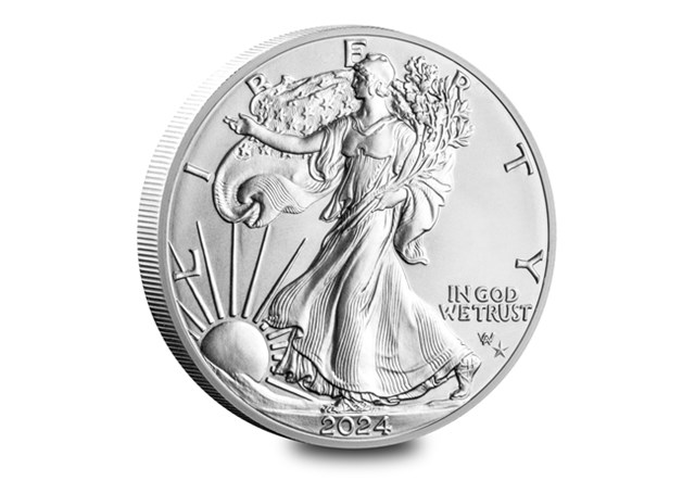 US 2024 Silver Eagle 1Oz Bullion Rev