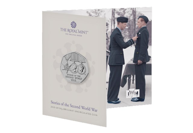 2025 UK Stories Of WWII 50P Digital Assets TWC (DY) 2