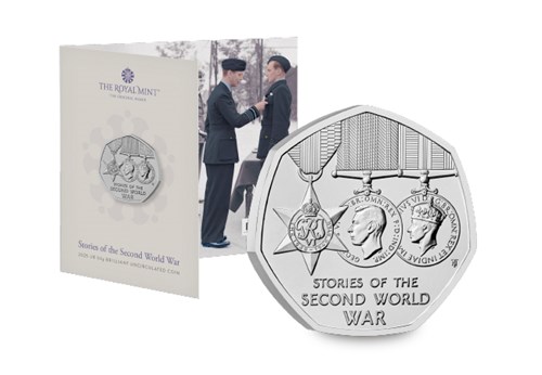 2025 UK Stories Of WWII 50P Digital Assets TWC (DY) 4