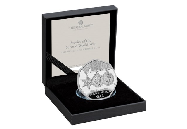 2025 UK Stories Of WWII 50P Digital Assets TWC (DY) 6