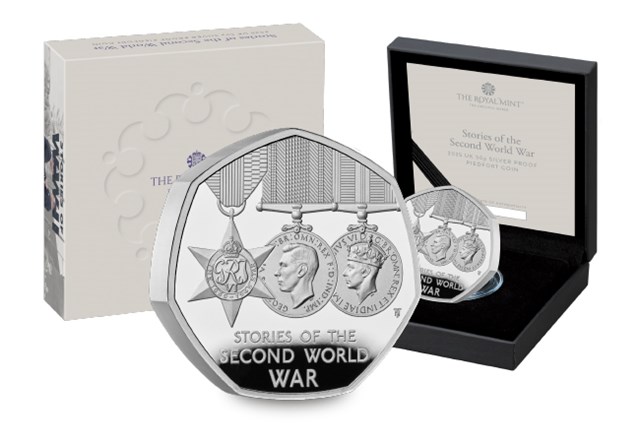 2025 UK Stories Of WWII 50P Digital Assets TWC (DY) 12