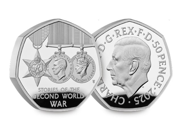 2025 UK Stories Of WWII 50P Digital Assets TWC (DY) 9