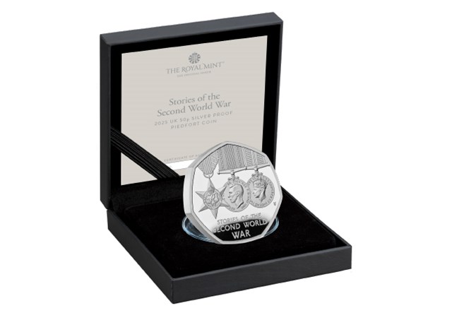 2025 UK Stories Of WWII 50P Digital Assets TWC (DY) 10