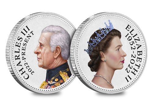 2025 Kings And Queens 10Ps Charles III And Elizabeth II Revs