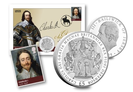 You can secure the King Charles I Proof £5 Coin and Stamp Cover for JUST £29.99 today. Bringing together the 2025 Jersey £5, a 2010 Royal Mail 1st Class Stamp and an Official One-Day-Only Postmark. 