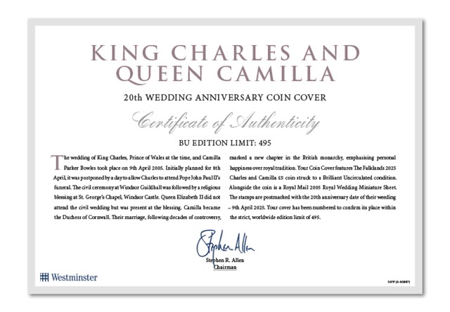 Charles And Camilla 20Th Wedding Anniversary Digital Assets (DY) 3