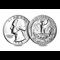 George Washington Silver 25 Cents Obv Rev