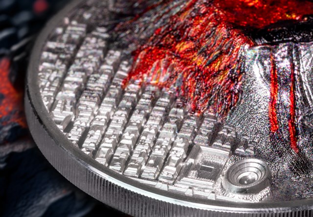 Lost City Pompeii Silver 3Oz Close Up 02