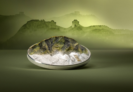 Celebrate China’s iconic Great Wall with this stunning 3oz silver coin, featuring smartminting® high relief, gold-plated accents, and a traditional cash coin design. Limited to just 888 pieces.
