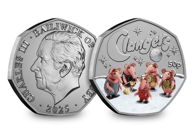 2025 Children S TV Shows BU Coloured 50Ps Clangers OBV REV