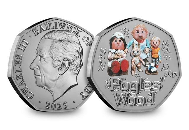 2025 Children S TV Shows BU Coloured 50Ps Pogles OBV REV