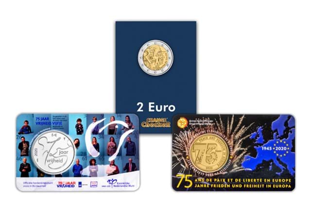 VE Day European Allied Coin Set Image 03