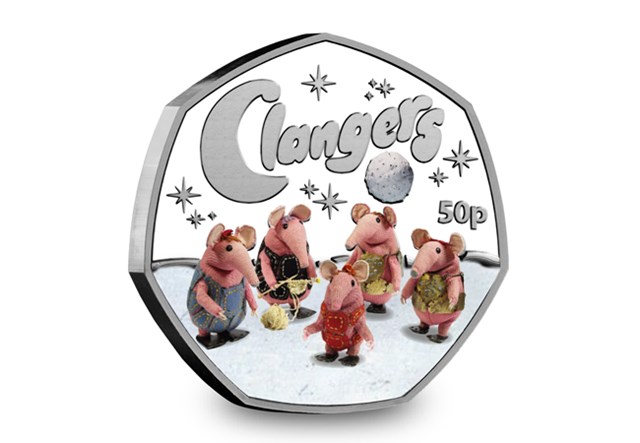 2025 Children S TV Shows Silver Coloured 50Ps Clangers REV