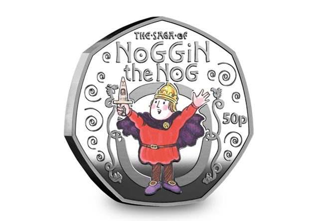 2025 Children S TV Shows Silver Coloured 50Ps Noggin The Nog REV