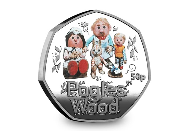 2025 Children S TV Shows Silver Coloured 50Ps Pogles Wood REV