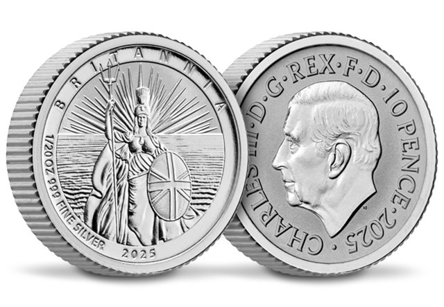 AT UK 2025 Britannia Fractional Silver Reverse Frosted Set Images 3