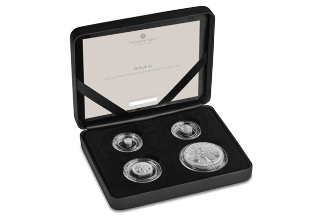 AT UK 2025 Britannia Fractional Silver Reverse Frosted Set Images 6