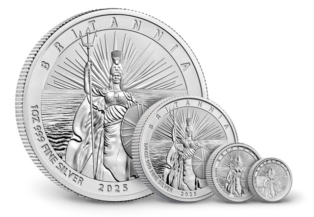 AT UK 2025 Britannia Fractional Silver Reverse Frosted Set Images 8