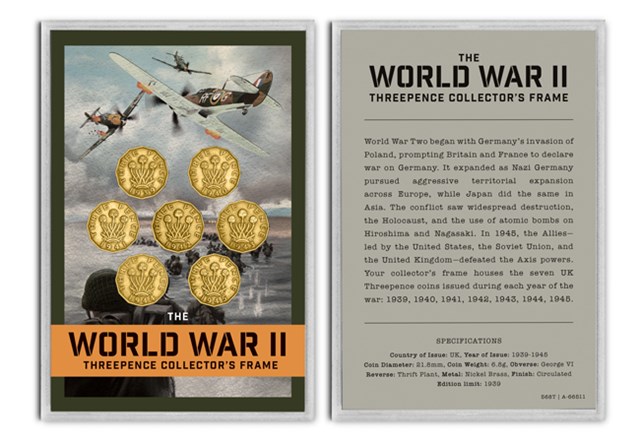 WWII Threepence Frame
